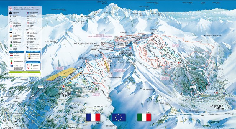 Skigebied La Rosiere