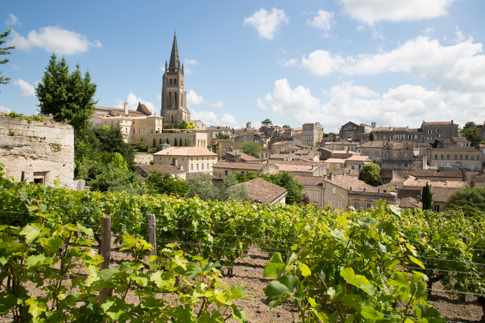 Wijngaarden Bordeaux Saint Emilion shutterstock 1124964392, populaire wijnstreken in frankrijk