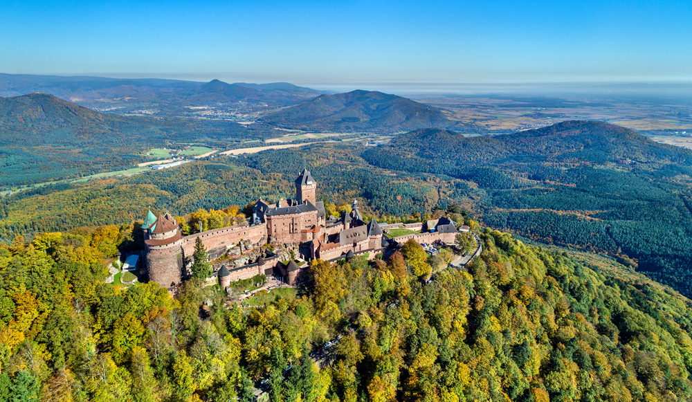 Kasteel van Haut Koenigsbourg Elzas shutterstock 735018154, Bezienswaardigheden in de Elzas