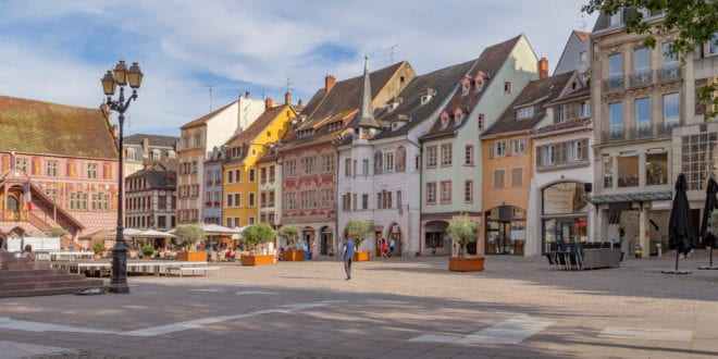 Mulhouse 3 shutterstock 1347959885, met een elektrische auto naar frankrijk