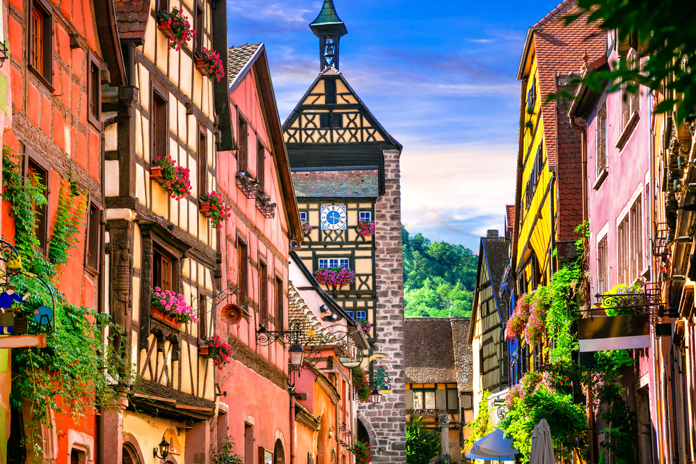 Riquewihr Elzas Dorpen shutterstock 485956174, Riquewihr