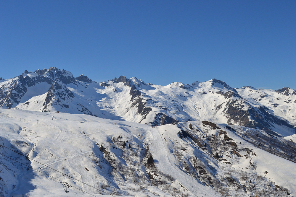 Le Grand Domaine Franse Alpen Skigebieden Shutterstock 1279178890, Zininfrankrijk.nl