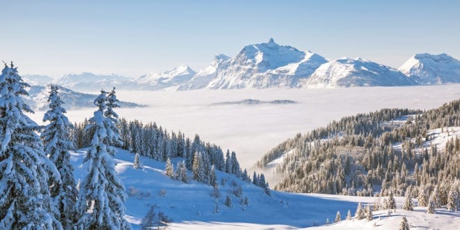 Les Portes du Soleil Franse Alpen shutterstock 251028313, wintersport in avoriaz
