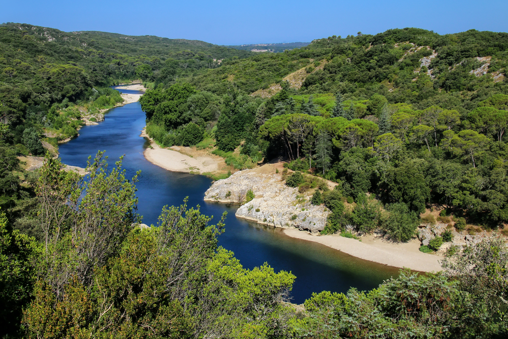 Gorges du Gardon Gard shutterstock 1308004300, prachtige gorges in Frankrijk