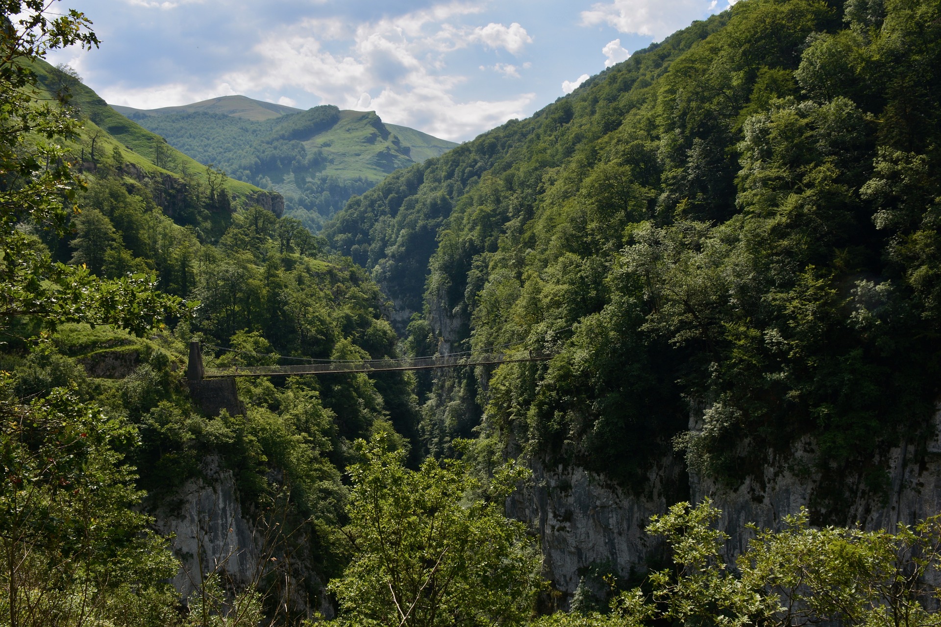 Passerelle dHolzarte Pyrénées Atlantiques, bezienswaardigheden pyrenees-atlantiques