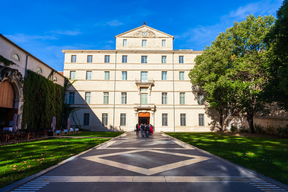 voorzijde van het Franse museum Musée Fabre in Montpellier