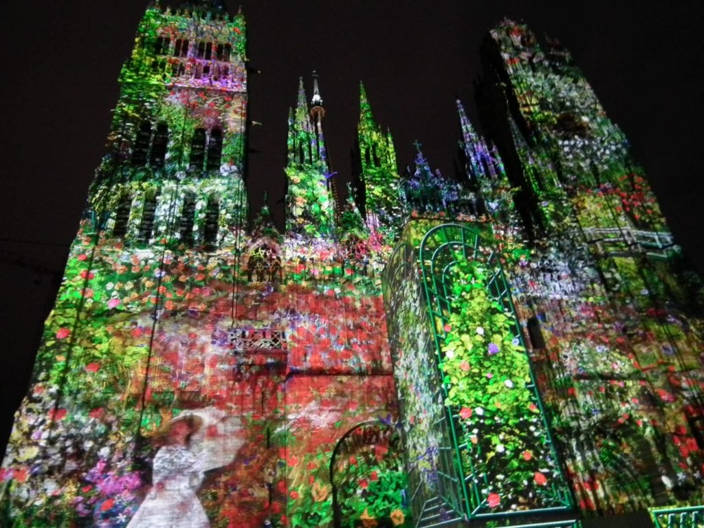 Rouen lichtshow, lichtshow frankrijk