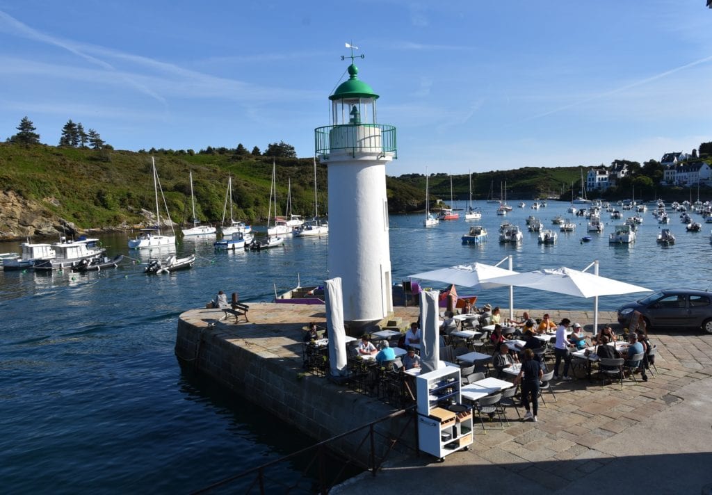 Vuurtoren van Sauzon Belle Ile, vuurtorens bretagne