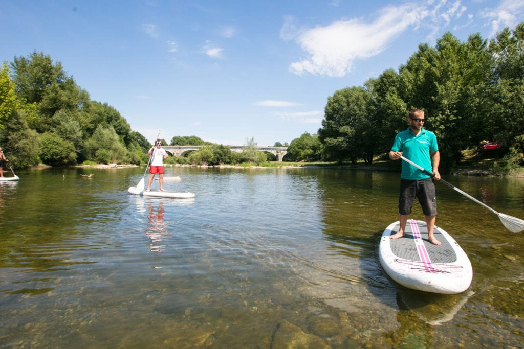 Camping Le Pont de Maisonneuve Ardeche, camping zuid frankrijk aan rivier