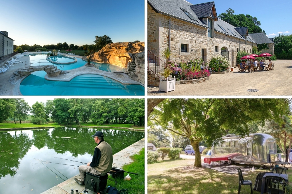 Camping Castel L Orangerie de Lanniron charme bretagne, charme camping bretagne
