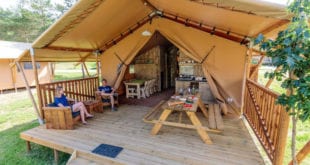 Camping Lac de Thoux Safaritent in de Dorodgne, campings in de Aveyron