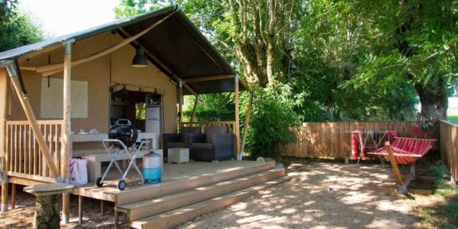 Camping Les Genêts Villatent, glamping frankrijk kleinschalig