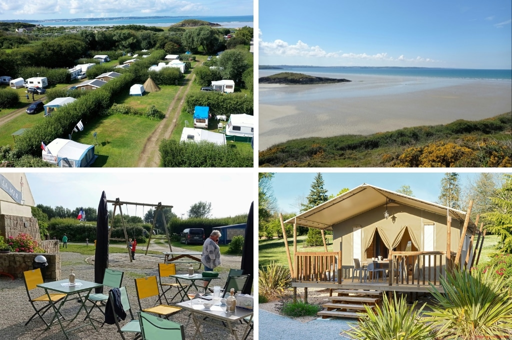 Camping de la Mer Ploeven bretagne charme, charme camping bretagne