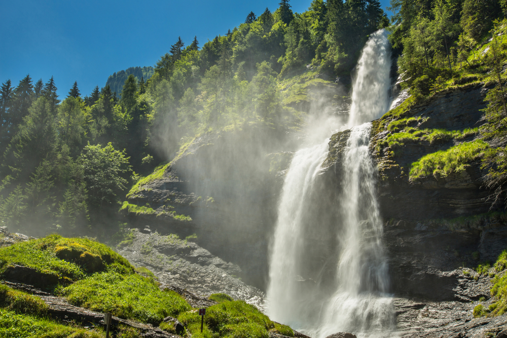 Cascade du Rouget Haute Savoie shutterstock 1233426139,