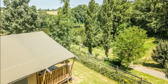 Camping Du Lac de Bonnefon, glamping bij de boer in Frankrijk