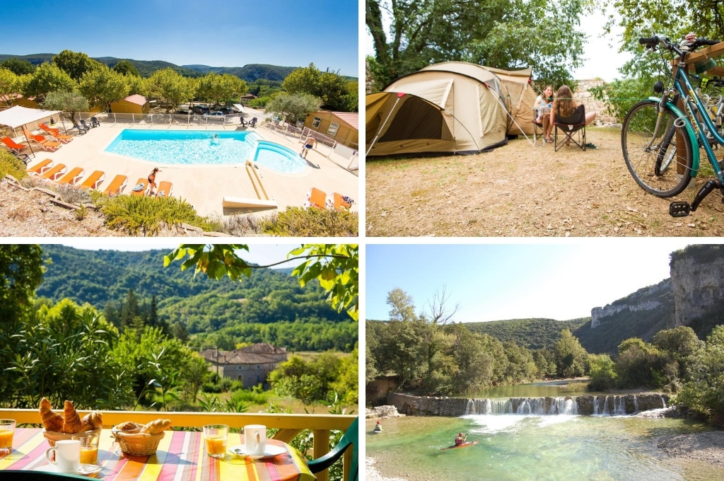 Camping Le Vieux Vallon kleine camping ardeche, kleine camping Ardèche