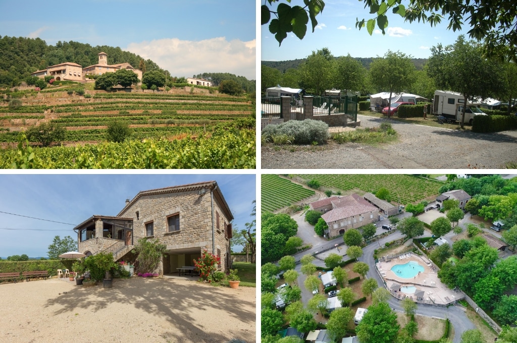 Camping Les Chataigniers ardeche, kleine camping Ardèche