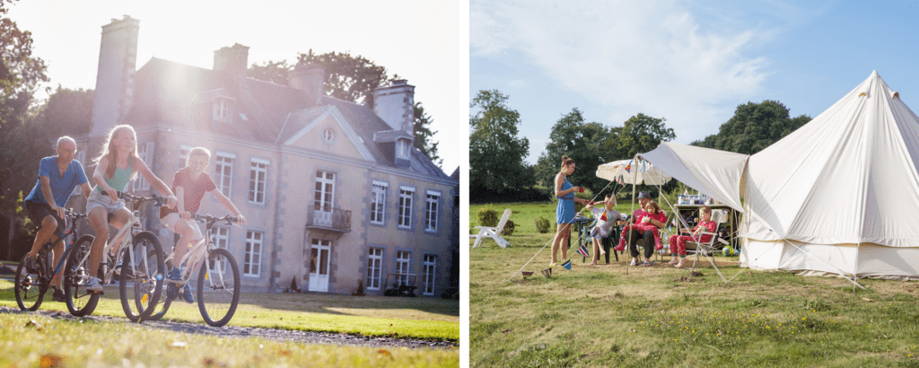 Camping Castel Château de Lez Eaux, camping normandië