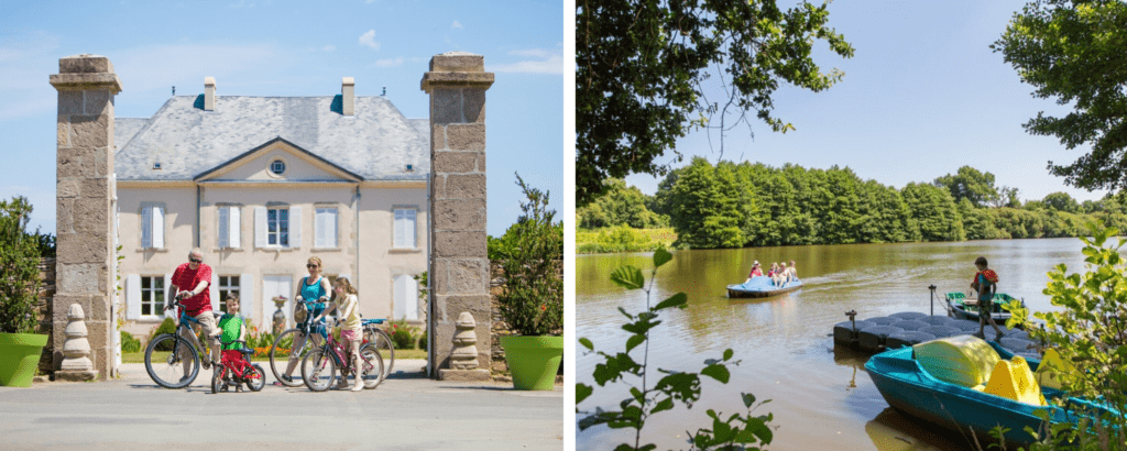 Camping Castel La Garangeoire, camping frankrijk aan meer