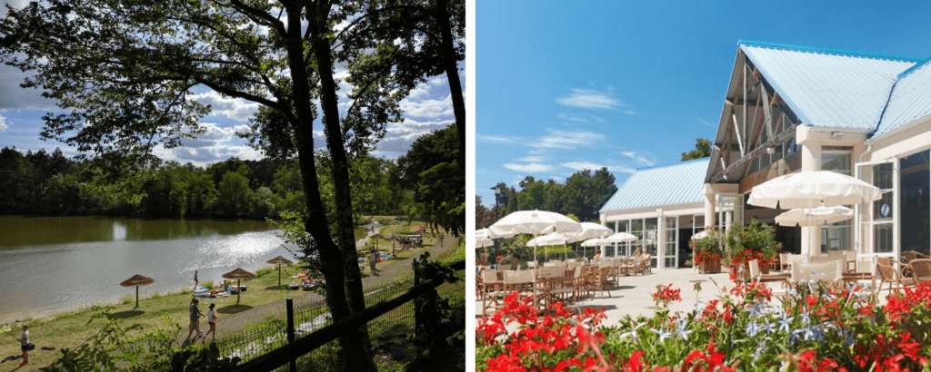 Camping Castel Parc de Fierbois, campings aan een meer in Frankrijk