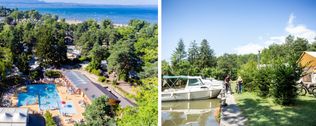 Camping La Pinède, camping frankrijk aan meer