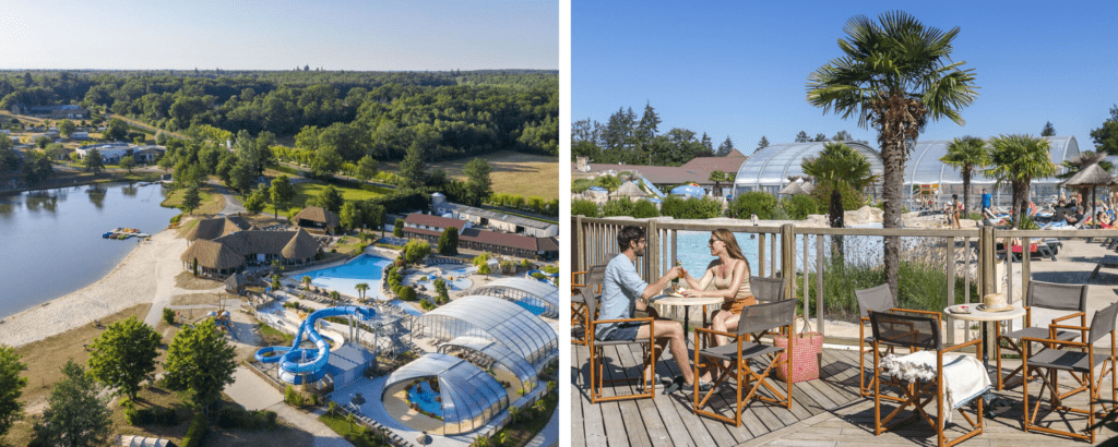 Camping Sandaya Les Alicourts Resort, camping frankrijk aan meer