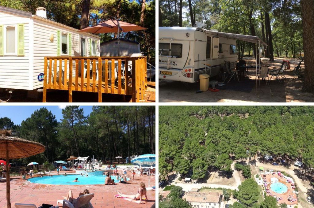 Camping La Simioune en Provence, campings in de provence