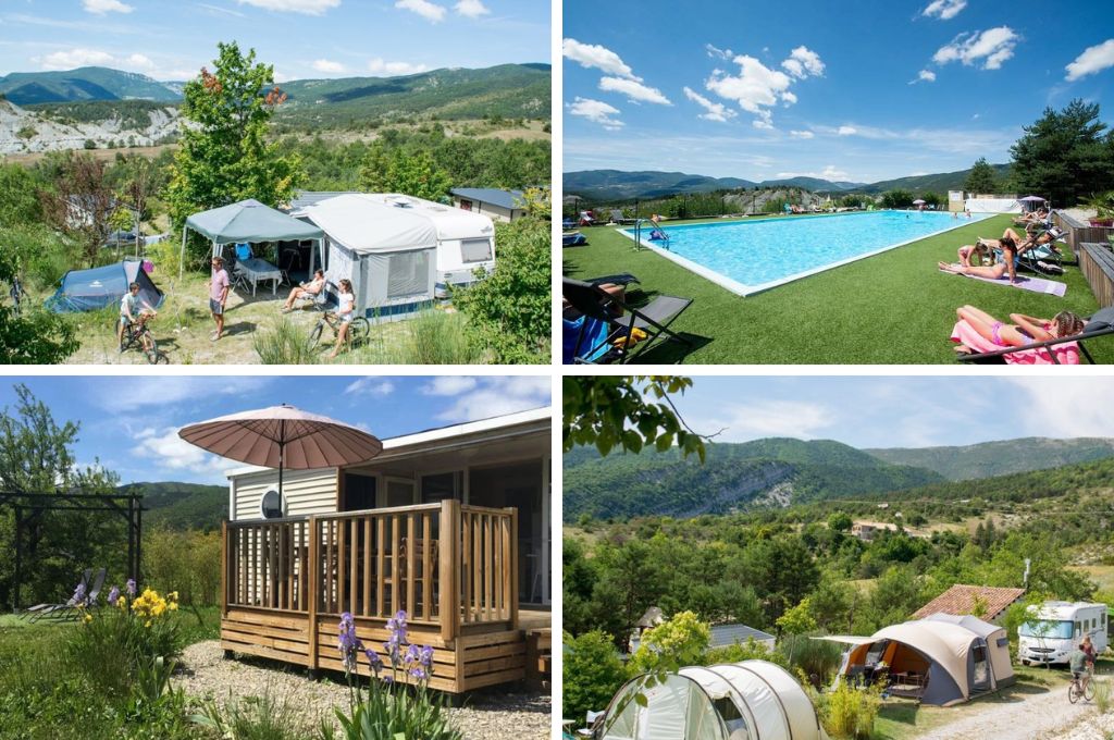 Camping Les Hauts de Rosans, campings in de provence