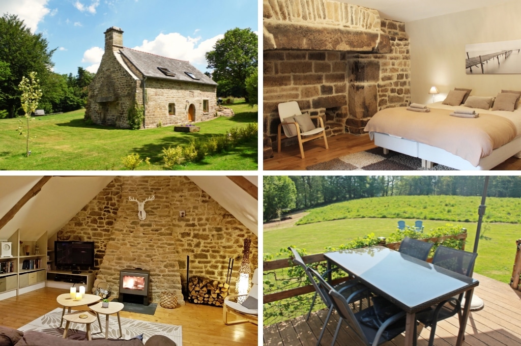 Vakantiehuis in Ploerdut Morbihan bretagne, vakantiehuizen in Bretagne