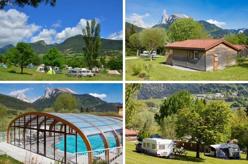 Camping Champ la Chevre drome frankrijk, campings in de drome