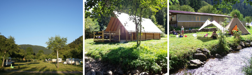 Camping La Vologne glampings Vogezen, Vogezen