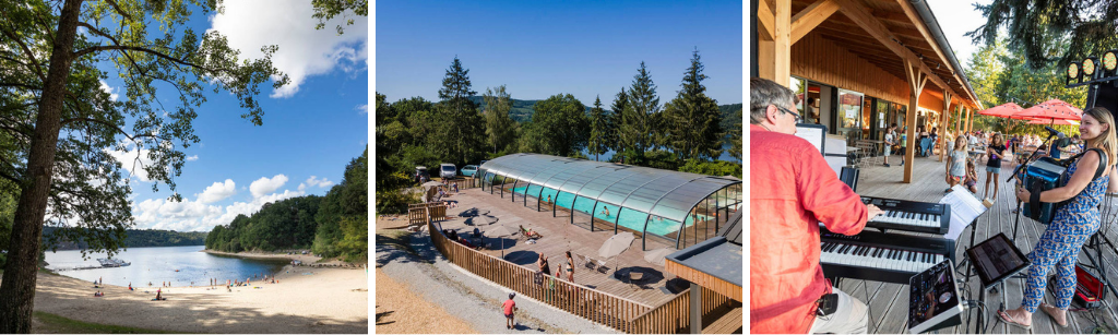 Huttopia Lac de la Siauve campings Auvergne, Campings in de Auvergne