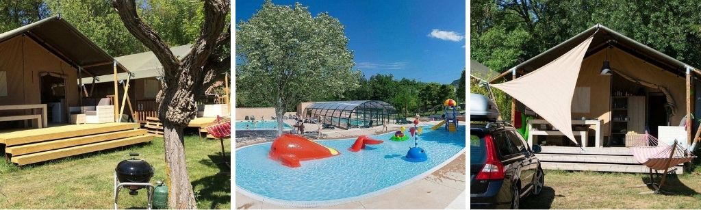 Ardeche camping, glamping safaritenten ardèche