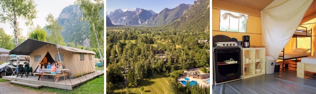 RCN Belledonne, glamping Franse Alpen