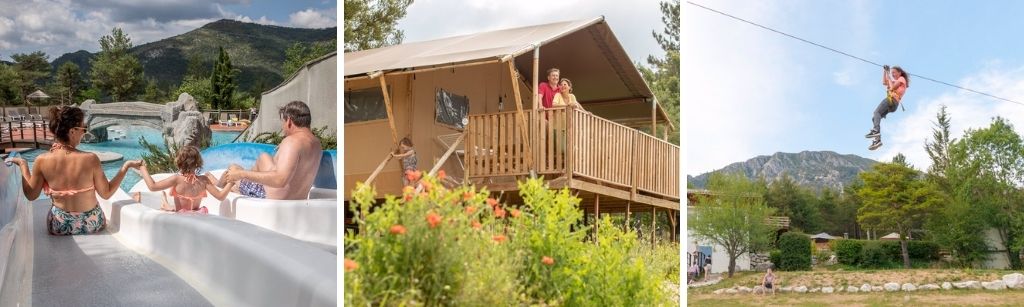 RCN Les Collins de Castellane safaritent, Safaritenten op de leukste campings in Frankrijk