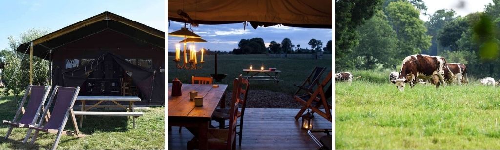 boerenbed La Ferme de la Moriciere, Leuke glamping safaritenten in Normandië