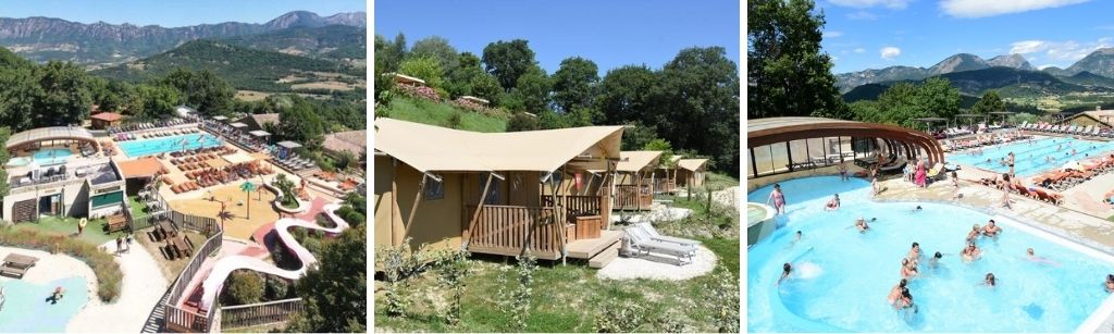 Camping Le Couspeau, glamping safaritenten Drôme