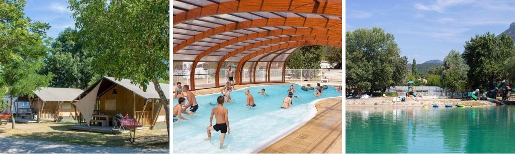 Le Lac Bleu, glamping en safaritenten in de Drôme