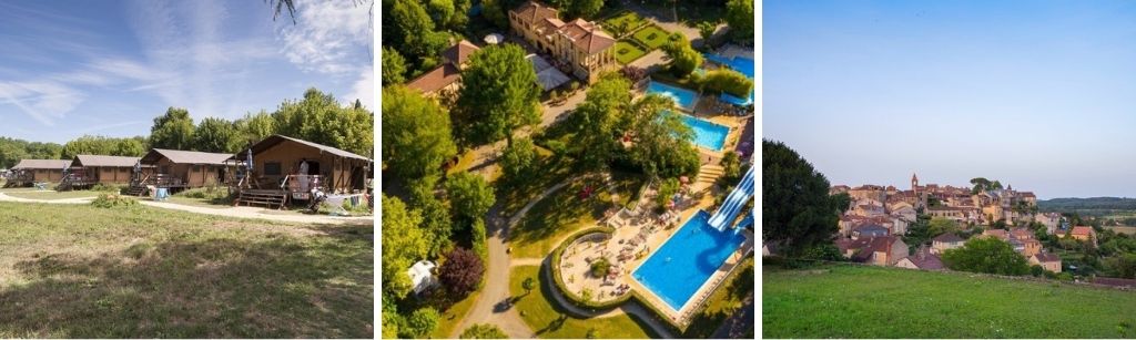 RCN le Moulin de la Pique 2, glamping safaritenten Dordogne