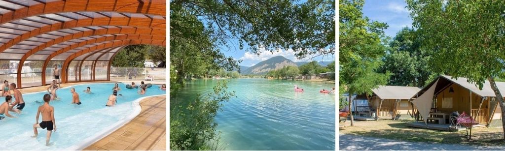 camping le lac blue, glamping Franse Alpen