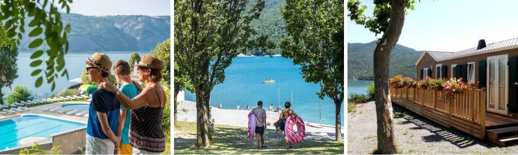 camping lecrin, meren Franse Alpen