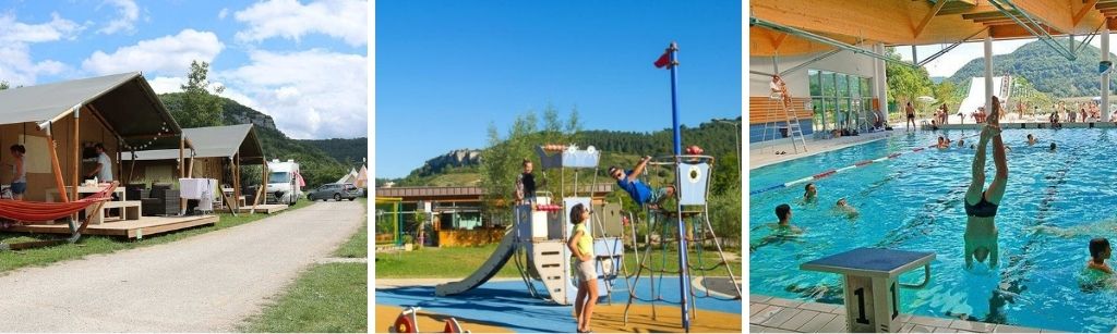 Camping La Roche dUlly, glamping Bourgogne