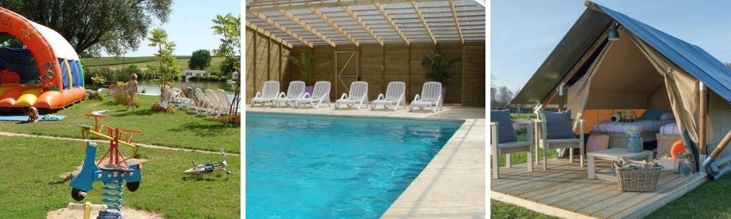 Camping Moulin de Collonge, glamping en safaritenten in de Bourgogne