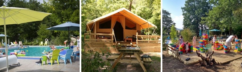 Camping Sites et Paysages Au Bois Joli 1, glamping en safaritenten in de Bourgogne