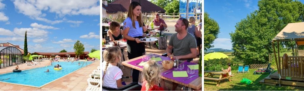 Camping Sites et Paysages Le Village des Meuniers, glamping en safaritenten in de Bourgogne