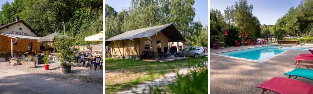 Camping les, glamping safaritenten noord-frankrijk