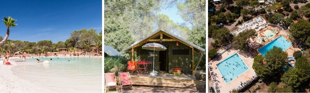 camping la pierre verte cote dazur, glamping safaritenten Côte d'Azur