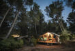 huttopia camping fontvieille 3, glamping safaritenten Midden-Frankrijk
