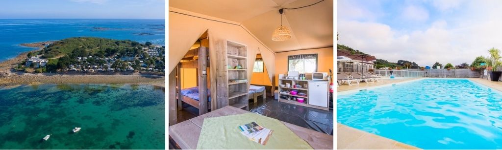 rcn port lepine bretagne, glamping safaritenten noord-frankrijk