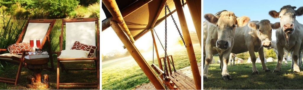 safaritent in colmery bourgogne, glamping en safaritenten in de Bourgogne